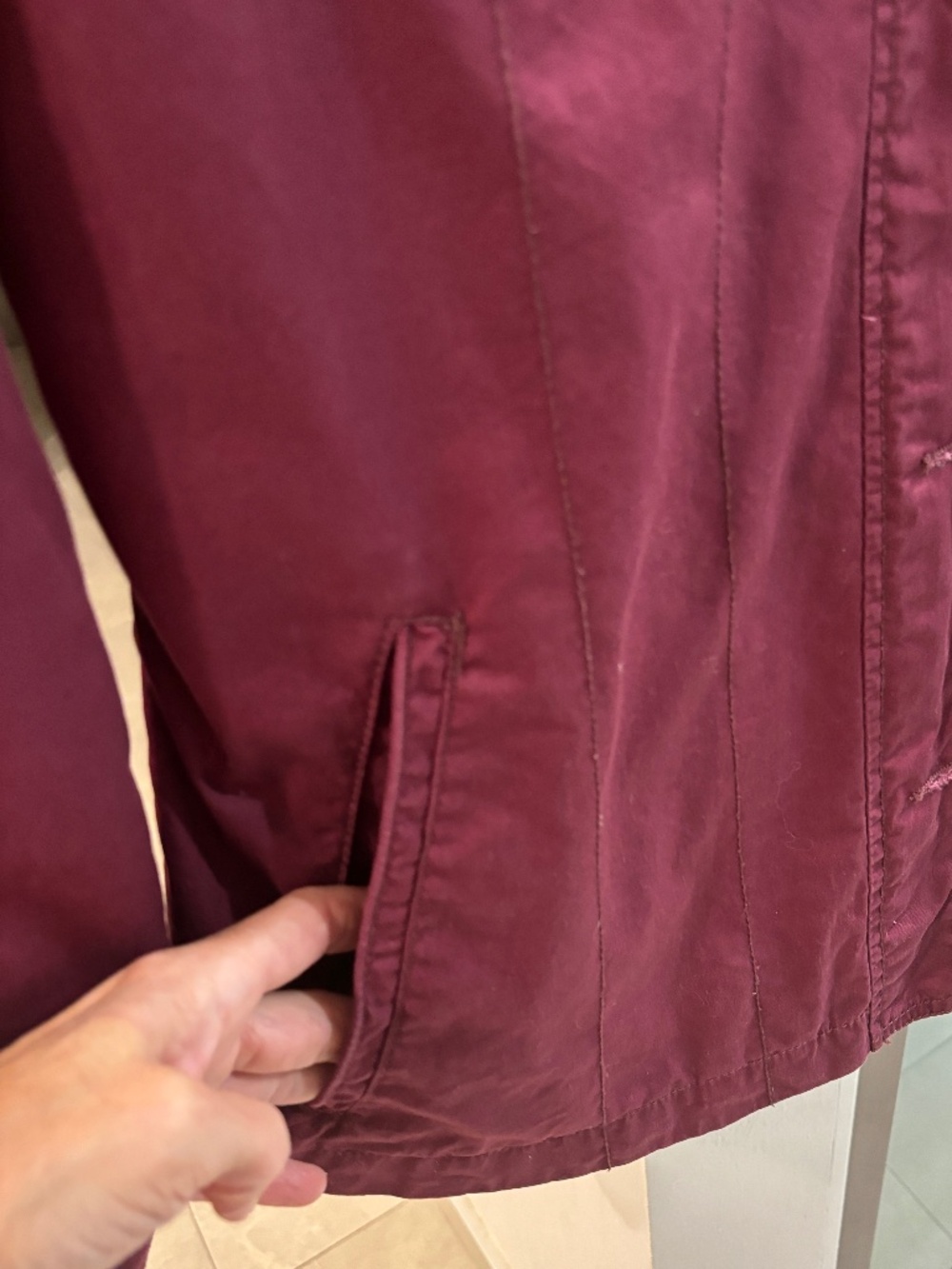 Buffalo David Bitton Utility Jacket - Maroon Size S - Picture 8 of 12
